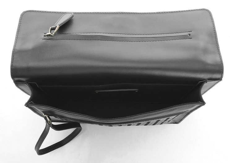 Bottega Veneta intrecciato leather briefcase BV399802 black